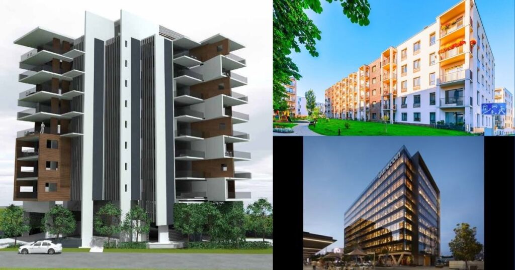 100 feet tall building