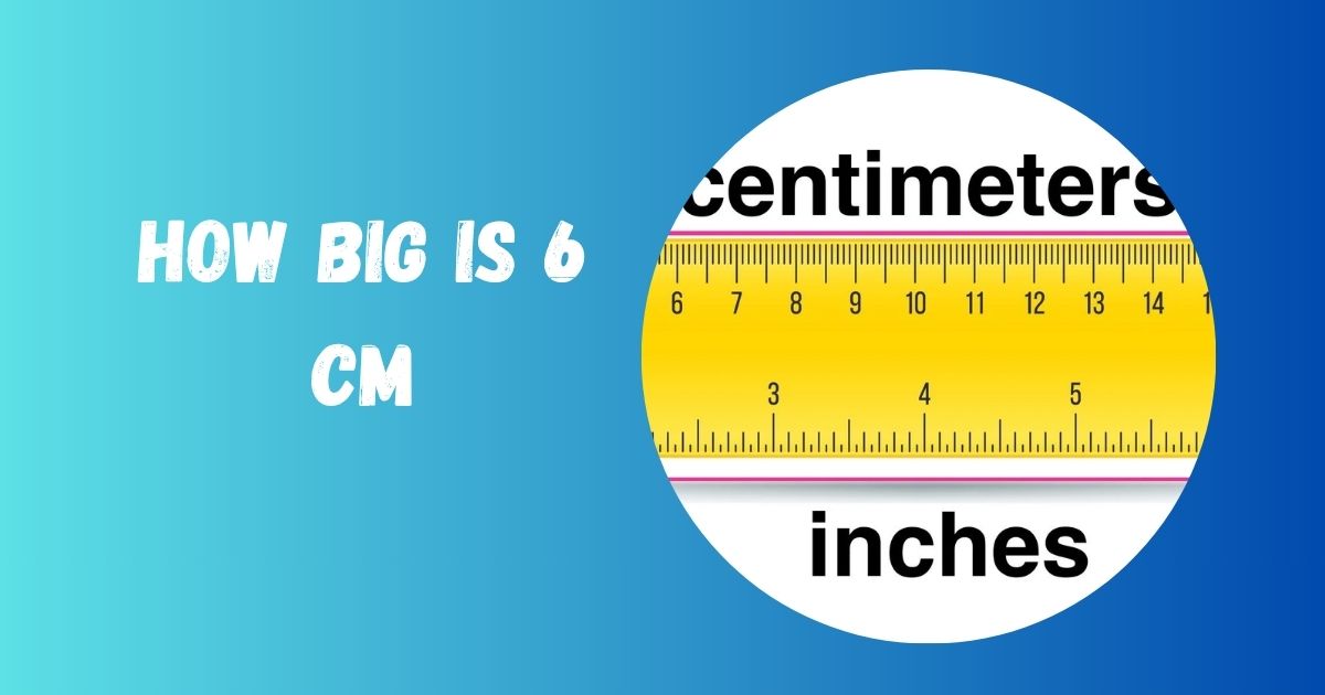 How Big Is 6 Cm