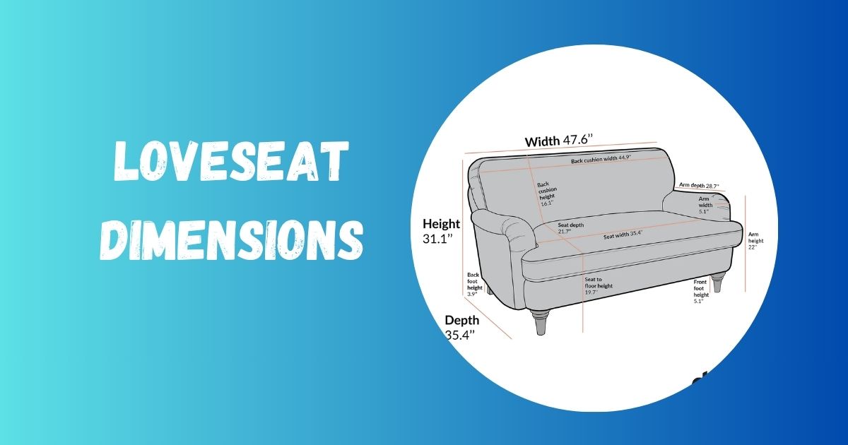 Loveseat Dimensions
