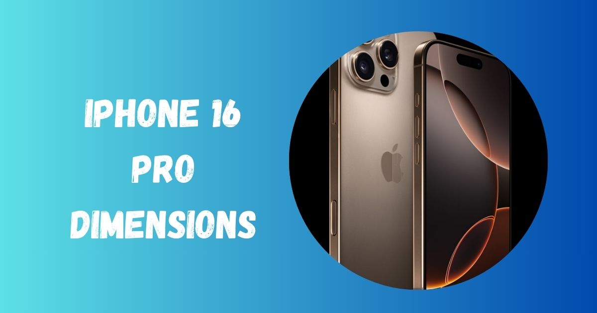 iphone 16 pro dimensions